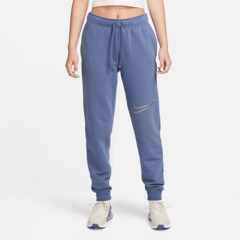 NEW NIKE (MSRP:$70.00) Steel Blue Sportswear Club Fleece Midrise Joggers - XS